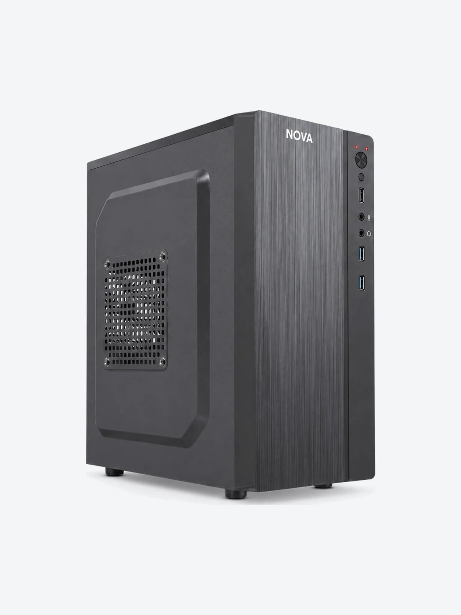 CASE NOVA CM05KTRA006C MINI TOWER SIN VENTILACIÓN INCLUIDA CON PANEL LATERAL Y CON FUENTE DE PODER PE600RNF013C