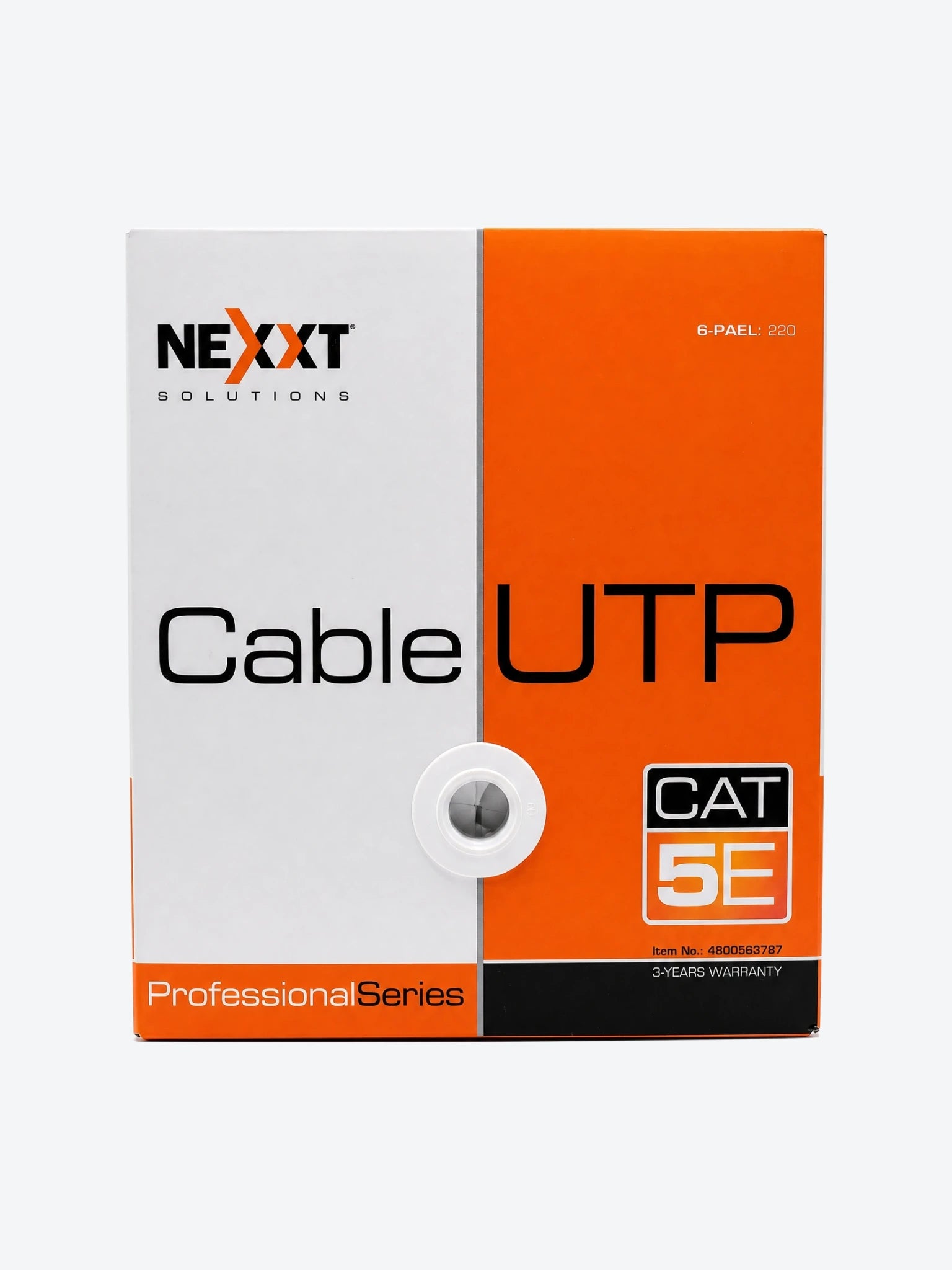CABLE UTP CAT 5E 4 PARES COLOR GRIS METRO NEXXT