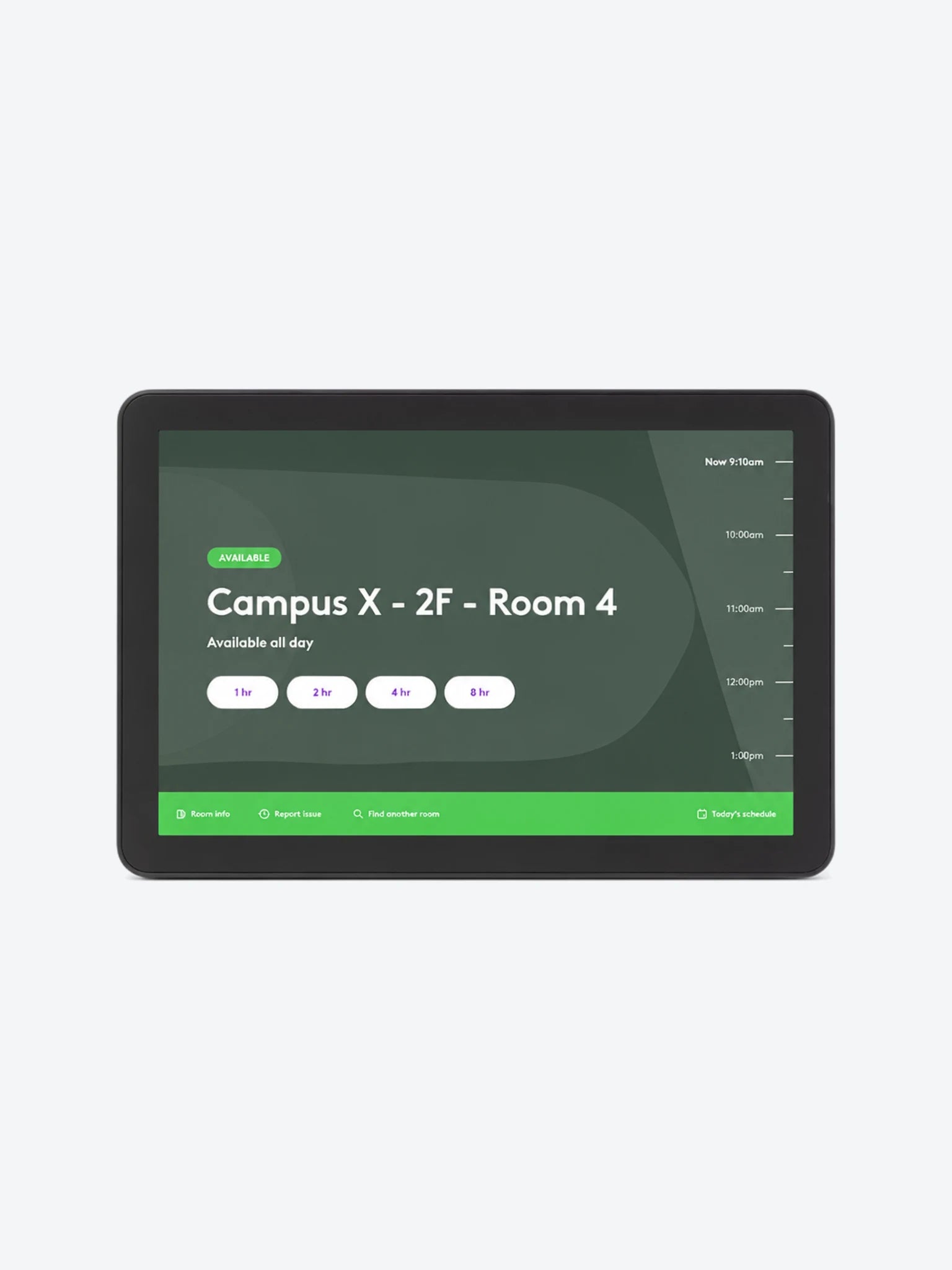 Logitech Tap Scheduler Purpose-Built Scheduling Panel for Meeting Rooms - Dispositivo de vídeoconferencia - Certificado para Equipos de Microsoft, Certificado por Zoom - grafito