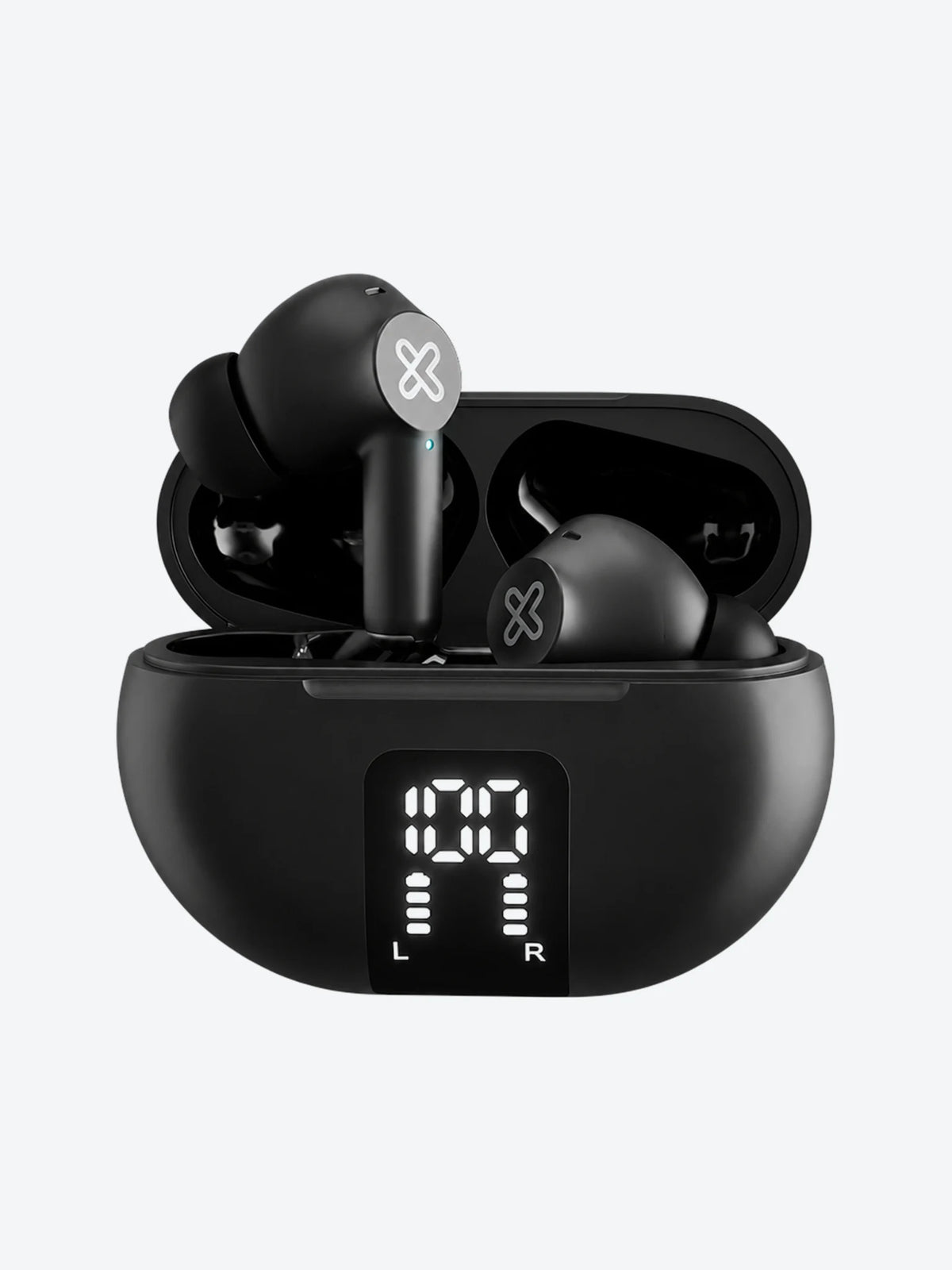 Klip Xtreme - True wireless earphones - Para Phone / Para Portable electronics / Para Tablet - Wireless - 22Hrs ANC Gray