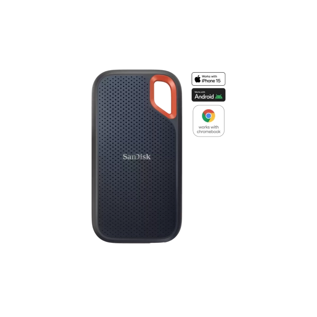 SanDisk Extreme Portable V2 - SSD - 4 TB - externo (portátil) - USB 3.2 Gen 2 - AES de 256 bits - negro