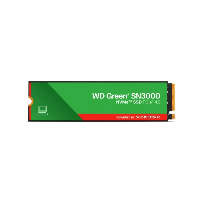 Western Digital WD Green SN3000 - Internal hard drive - 500 GB - M.2 - Solid state drive