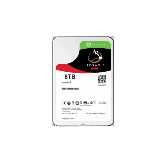 Seagate IronWolf ST8000VN004 - Disco duro - 8 TB - interno - 3.5" - SATA 6Gb/s - 7200 rpm - búfer: 256 MB-2