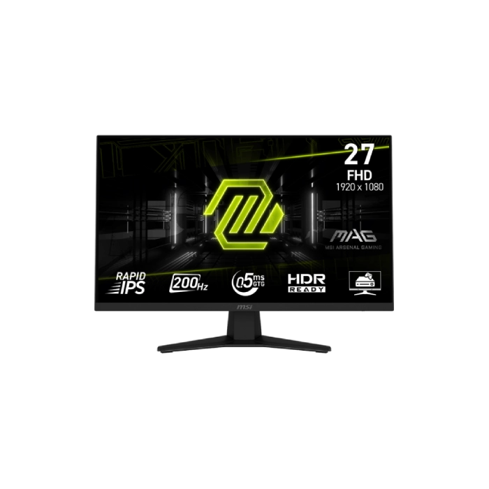 MONITOR GAMING MSI MAG 274F 27" PLANO 1920 X 1080 200 HZ ANTI-GLARE HDMI Y DP 9S6-3CE41H-004