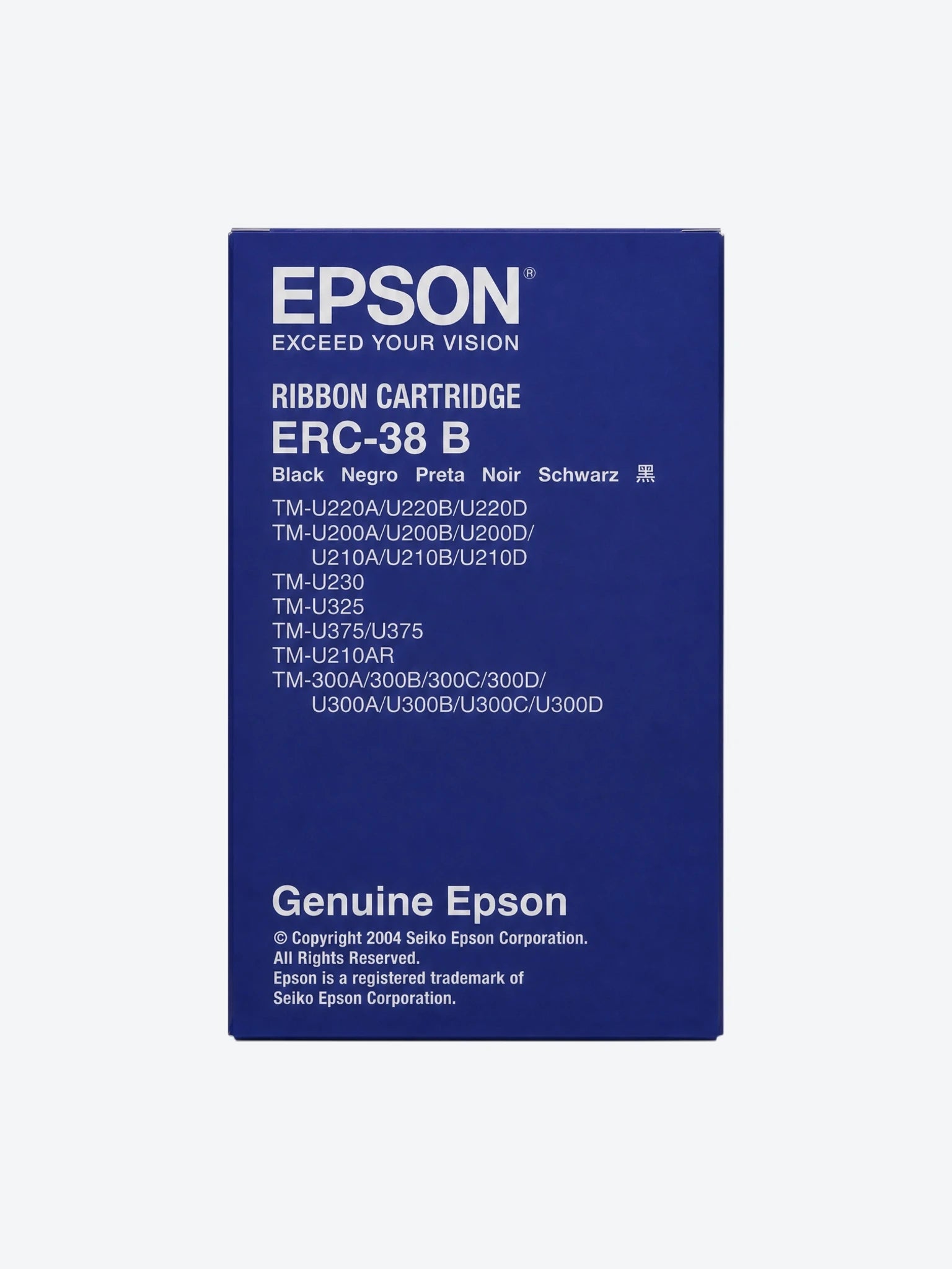 CINTA ERC-38B PARA COLOR NEGRO TM-U EPSON