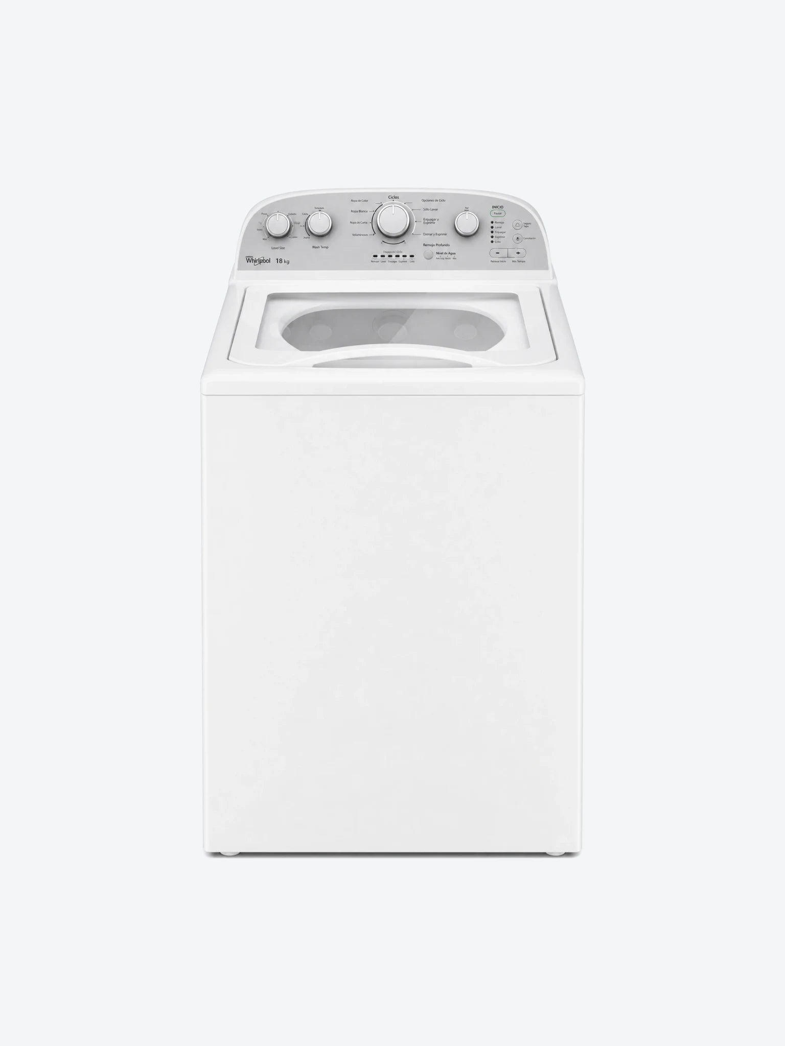 Lavadora Whirlpool Carga Superior 18KG Color Blanco