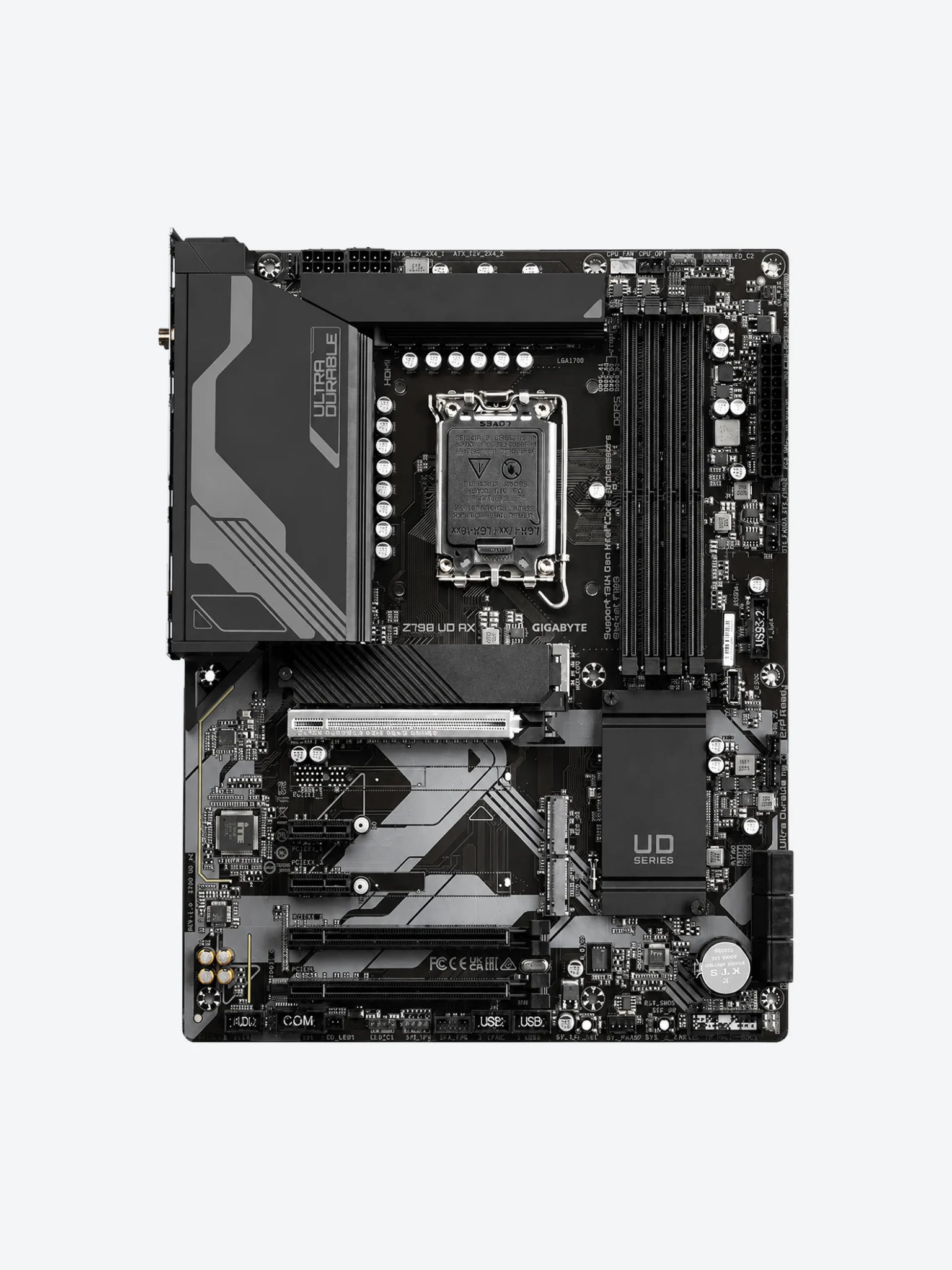 Tarjeta Madre Gigabyte Z790 UD AX LGA1700 Intel Z790 1 Pcle 5.0 x 16 HDMI DisplayPort DDR5 Dual 4*DIMMs