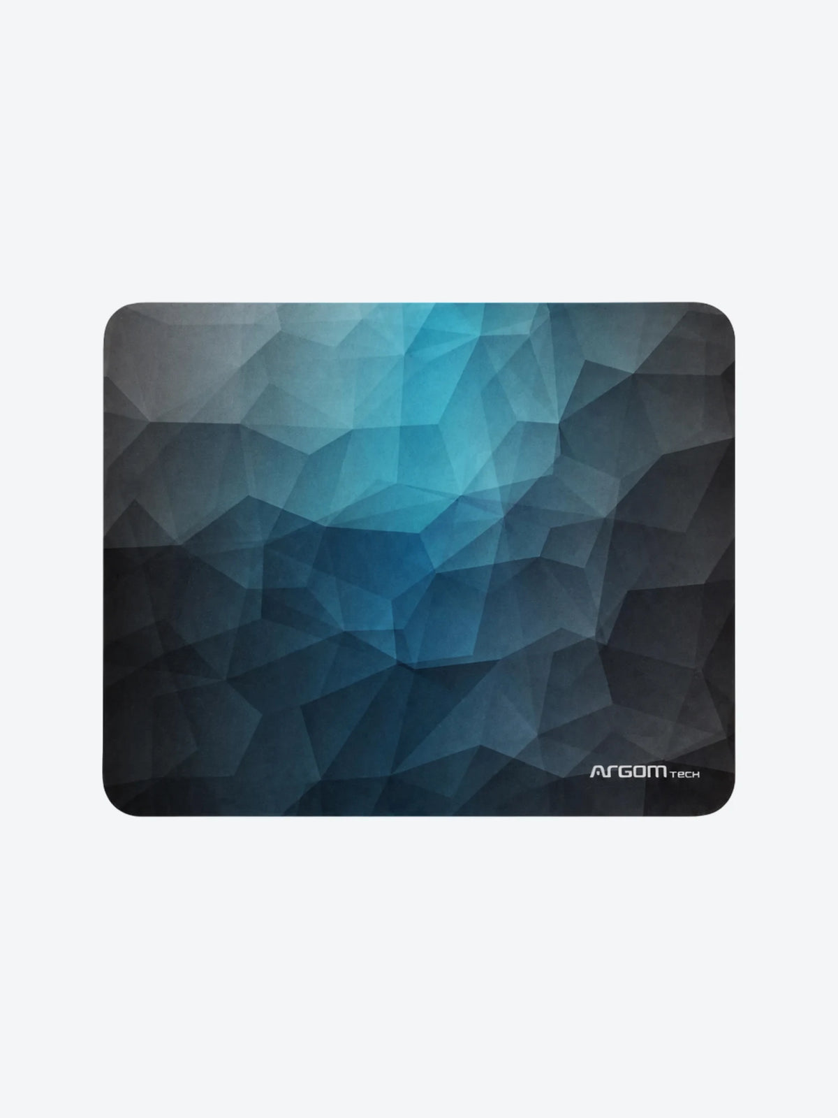 Mouse Pad Argom ARG-AC-1233L Base de Goma Antideslizante Color Negro con Azul