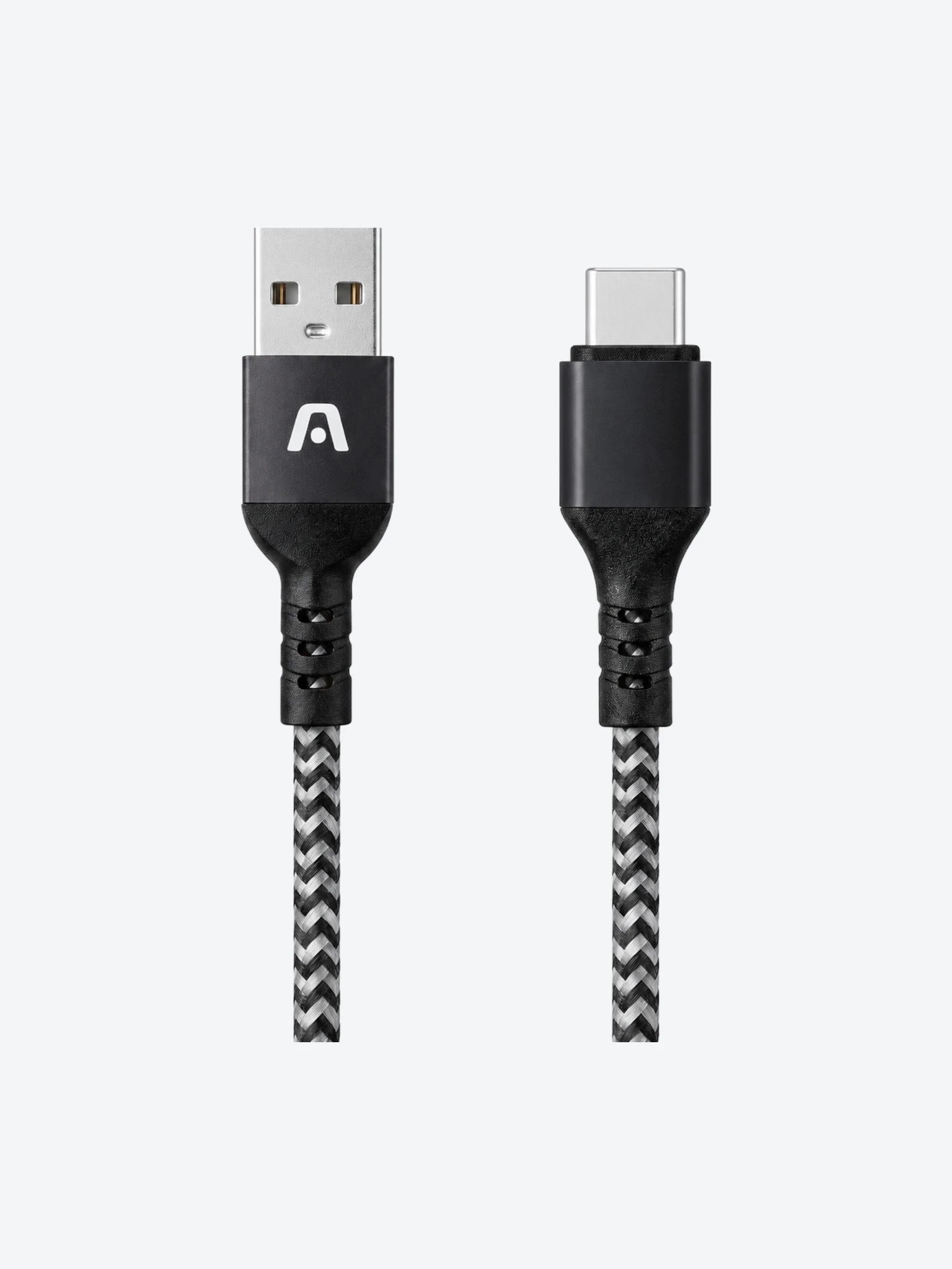 CABLE  TYPE-C TO USB 2.0 NYLON 1.8M BLACK-1