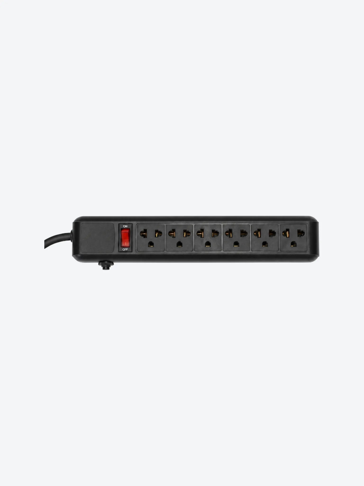 POWER STRIP ARGOM 6-OUTLETS 110V BLACK