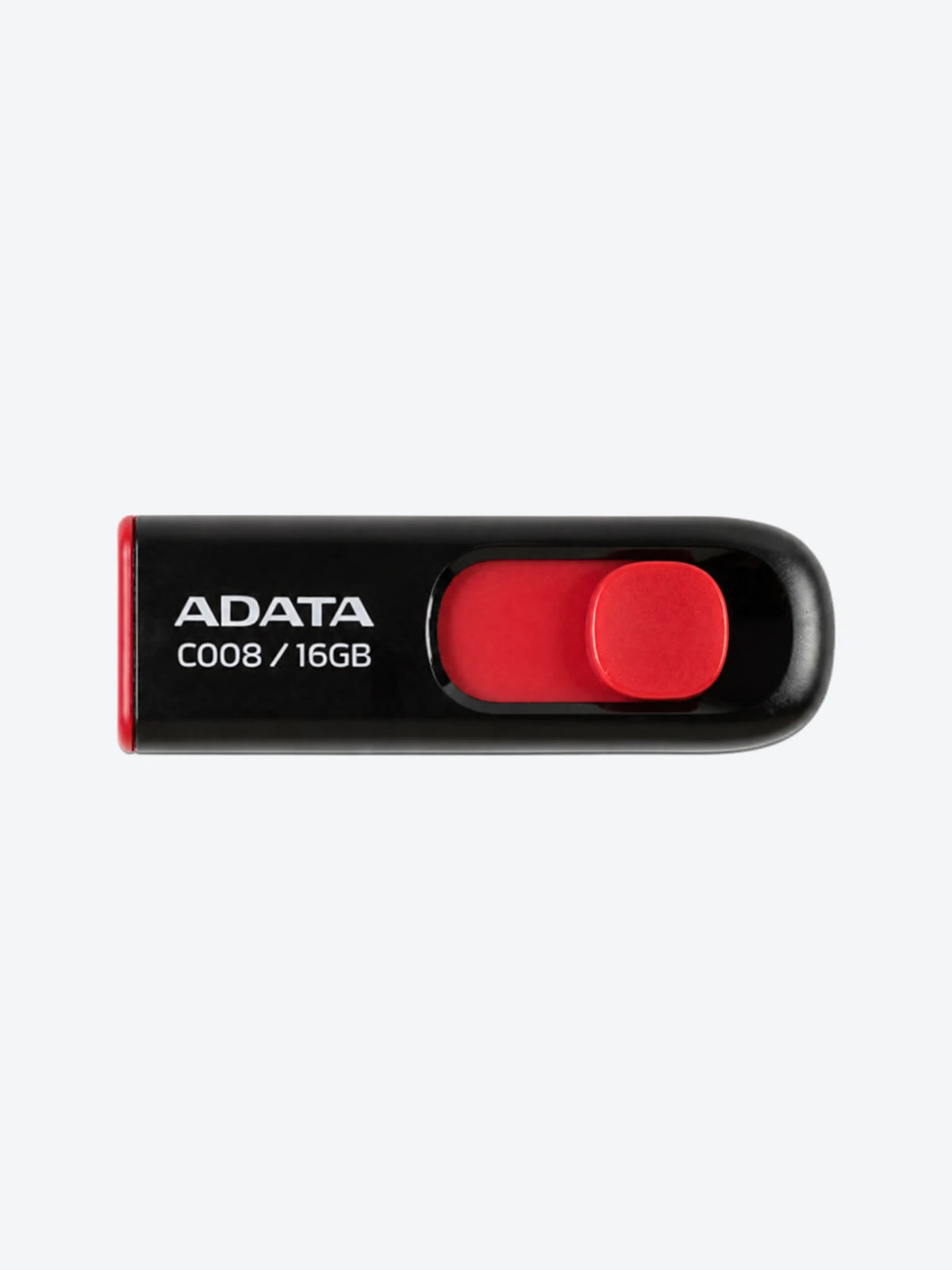 Memoria USB ADATA 16GB Ac008-16G-Rkd 2.0 Negro Rojo-1
