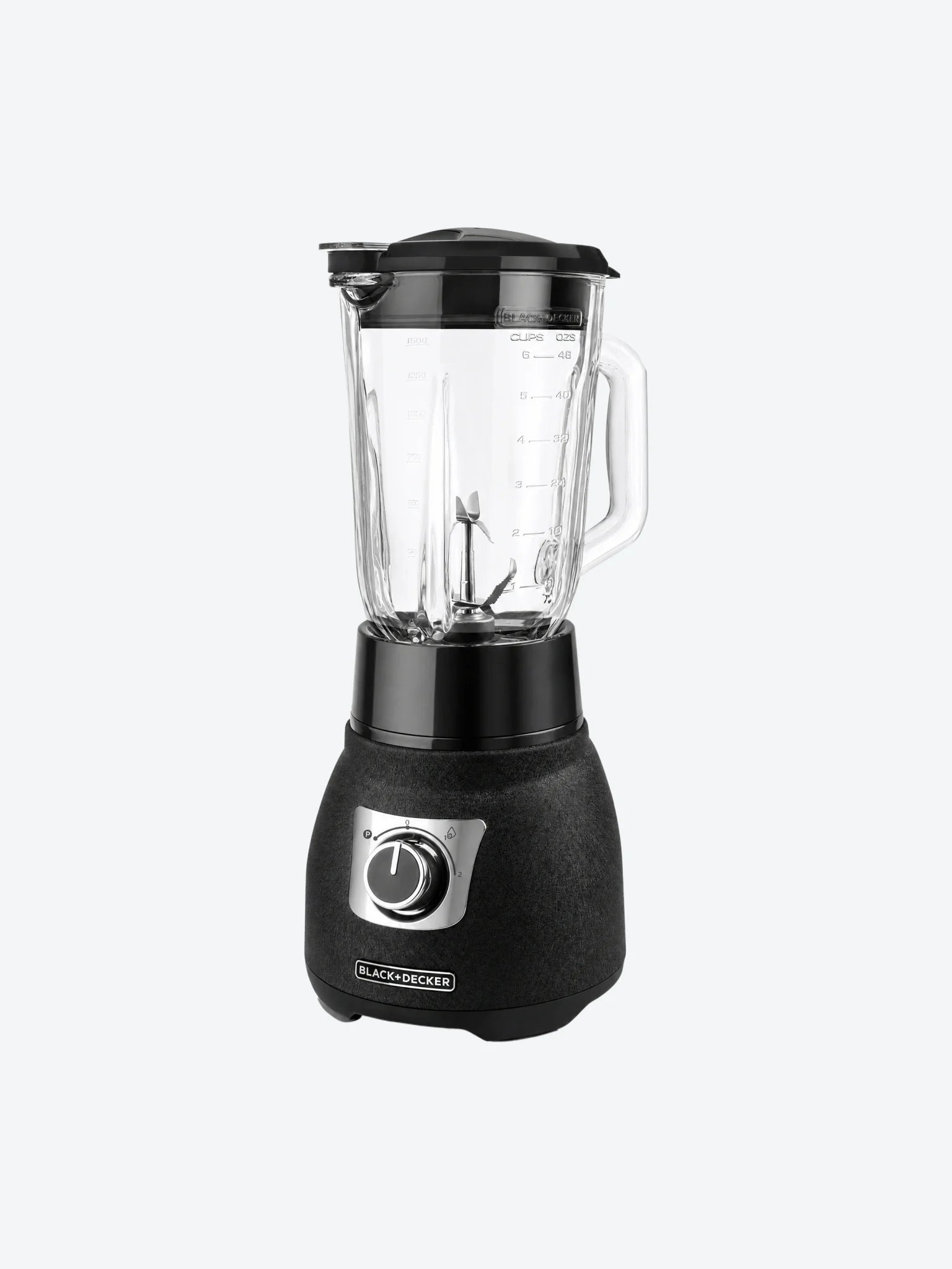 Licuadora Black+Decker BL1670S 2 Velocidades 1000 Watts Jarra de Vidrio Cuchillas Vortinavaja-1