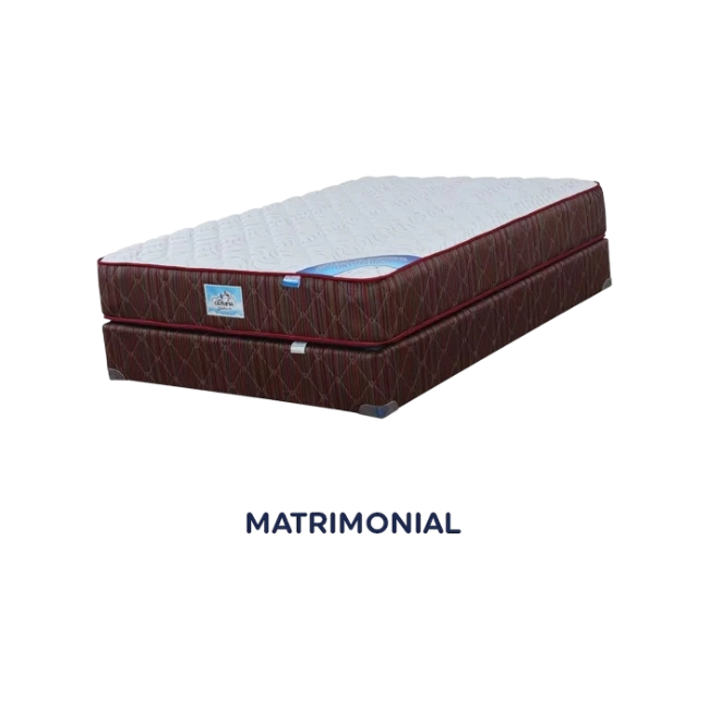 Cama Matrimonial Olympia Chapina Ortopédica  - Set-1