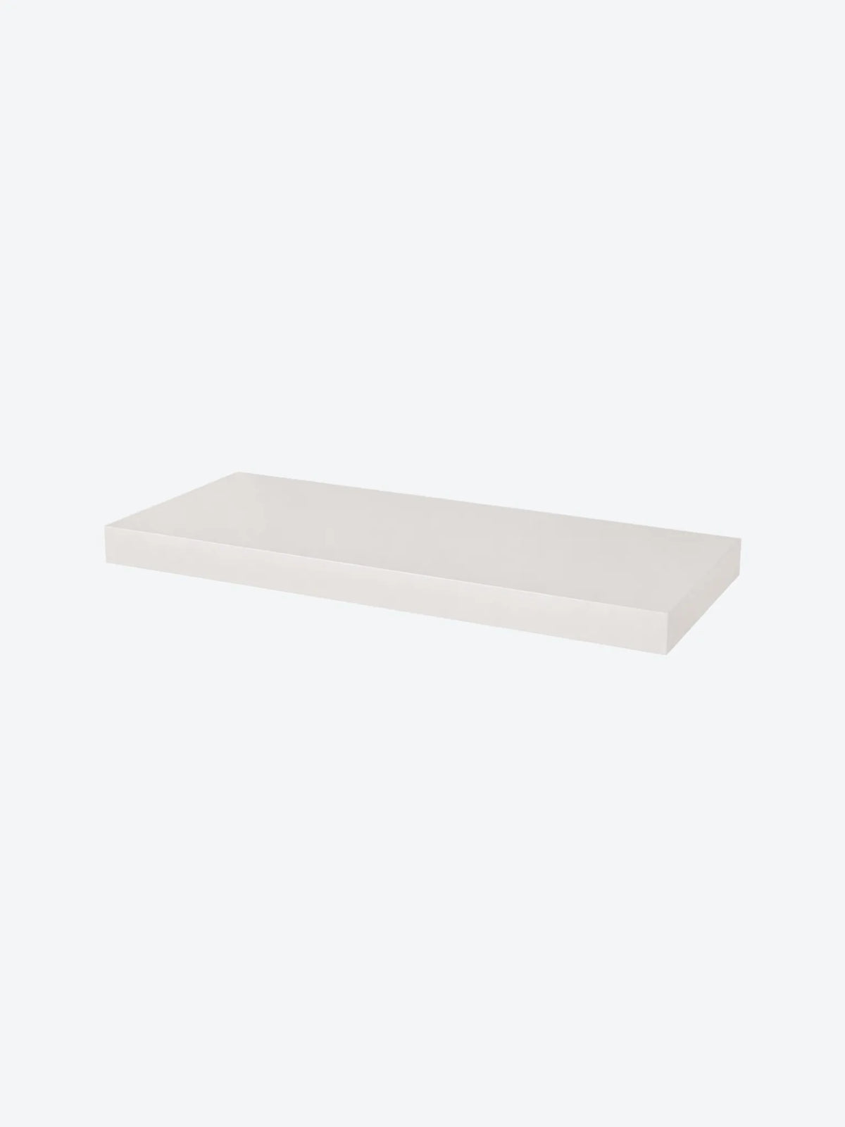 REPISA RECTA, MDF, 4X25X60CM, SOP/OCU/METAL, CAP 55LB, BLANC