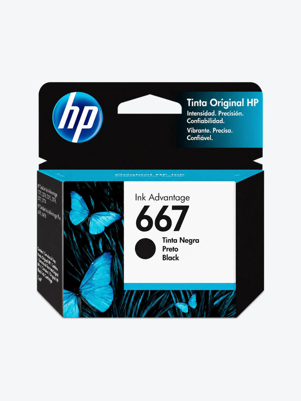 HP - 667 - Ink cartridge - Black - 3YM79AL