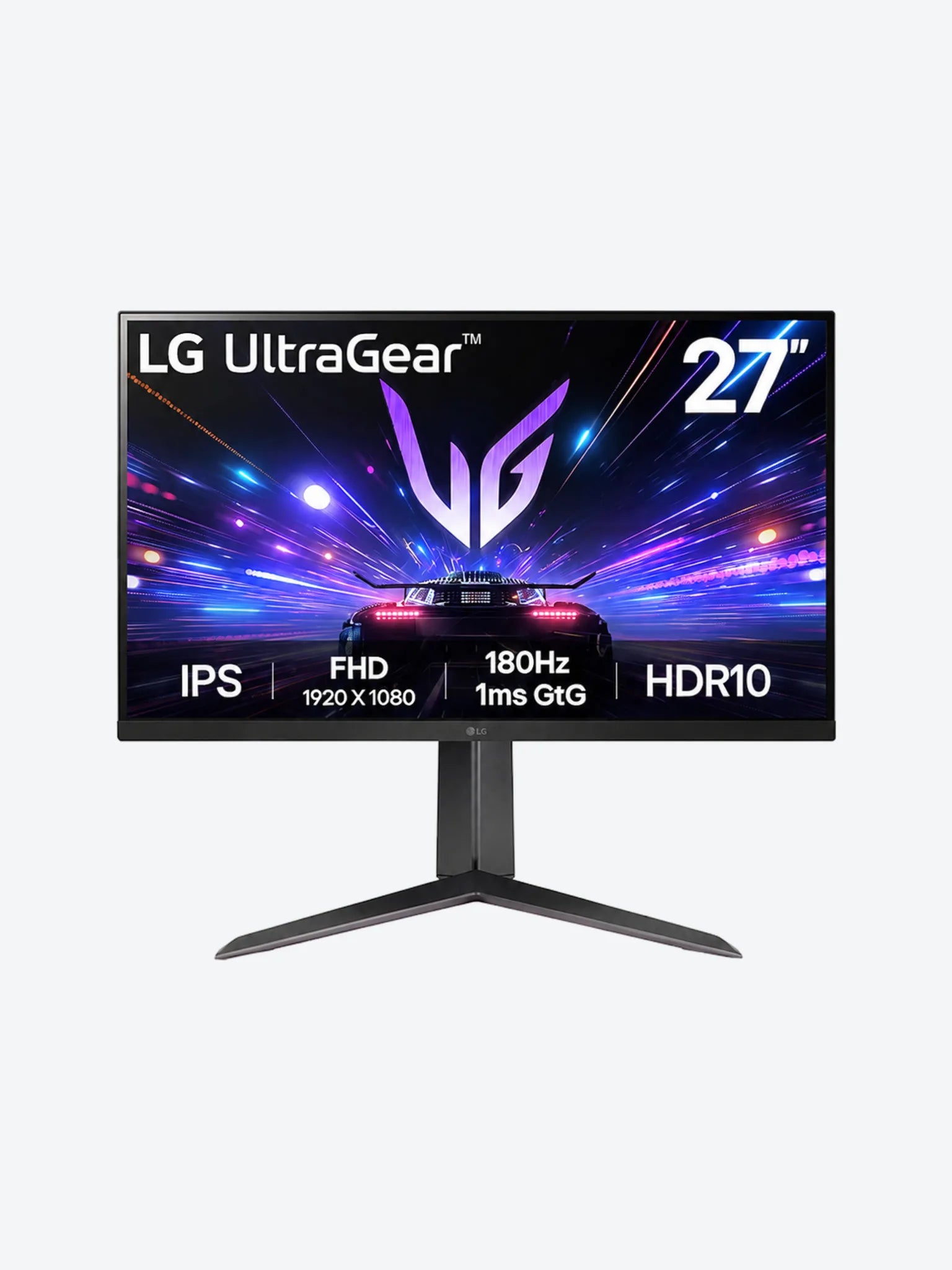 MONITOR 27'' GAMING LG ULTRAGEAR FHD IPS 1920 x1080 180Hz 1MS NEGRO 27GS65F-B