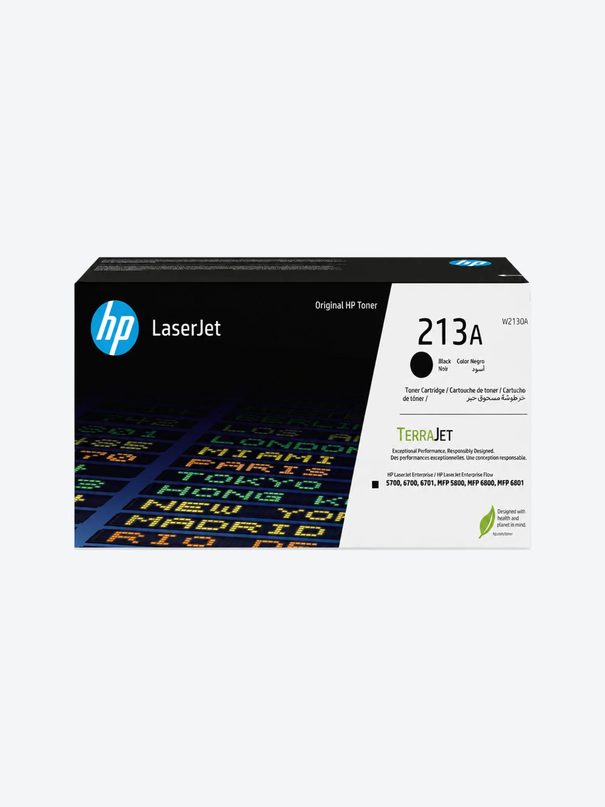 HP 213A - Negro - original - LaserJet - cartucho de tóner (W2130A) - para Color LaserJet Enterprise 67XX, MFP 5800; LaserJet Enterprise Flow MFP 5800, MFP 6800-1