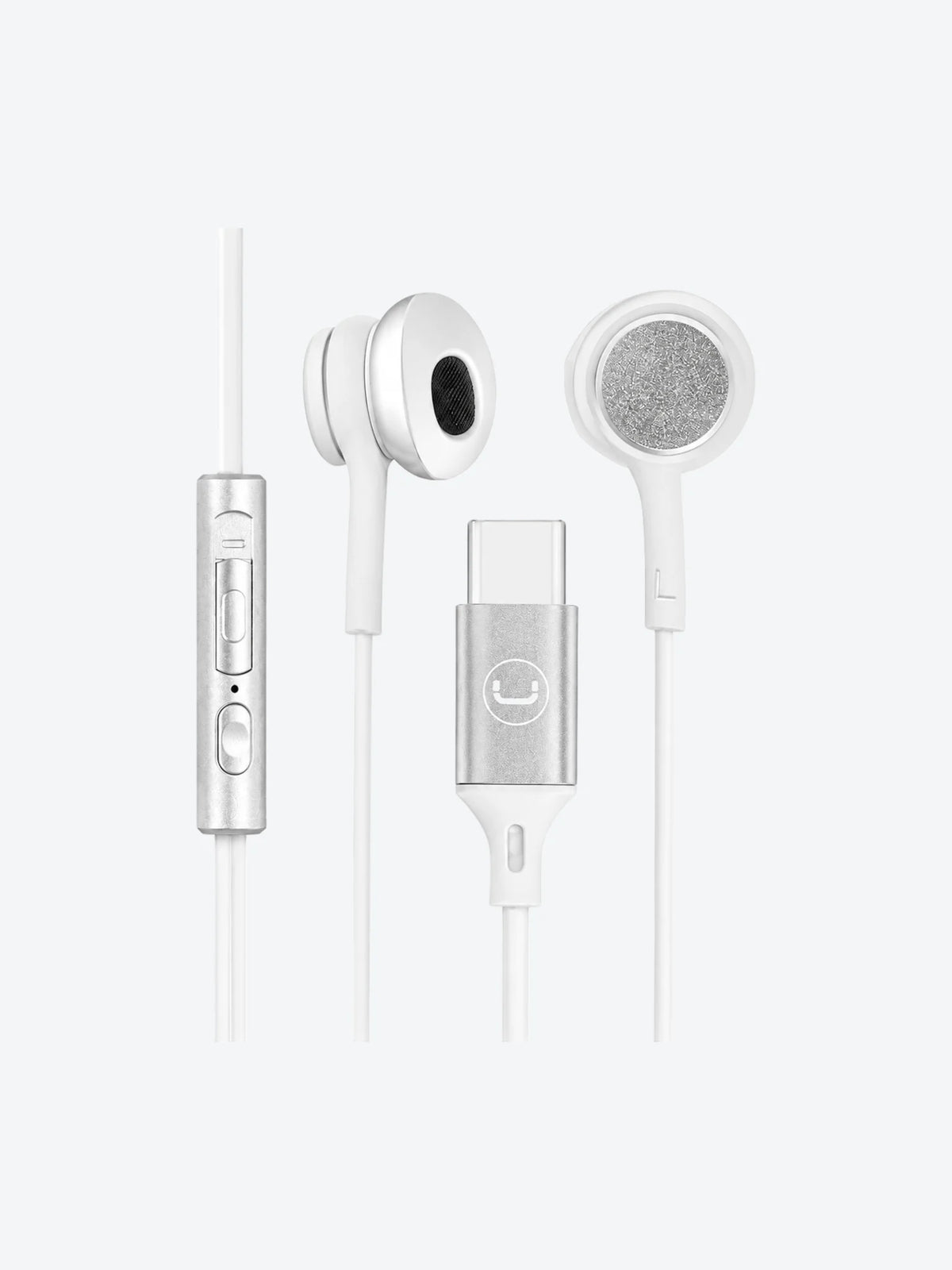 Audifonos In-Ear Unno Tekno HS7005WT USB-C Ultra Blanco