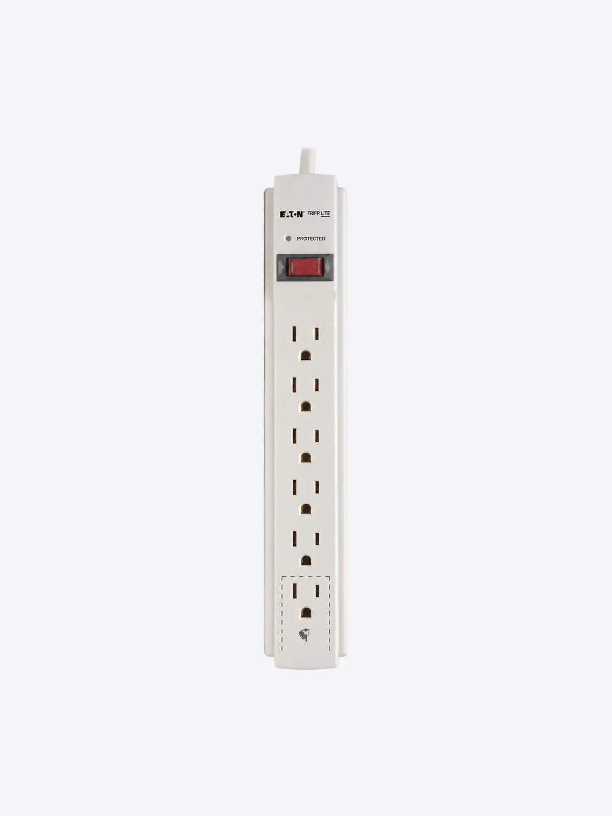 Eaton Tripp Lite Series Surge Protector Power Strip 120V 6 Outlet 6' Cord 790 Joule - Protector contra sobretensiones - 15 A - CA 120 V - 1800 vatios - conectores de salida: 6 - gris - para P/N: CLAMPUSBLK, CLAMPUSW-1
