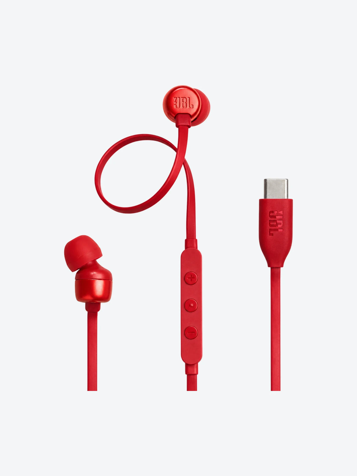 JBL TUNE - 310C - Headphones - wearable Wired - C - Red