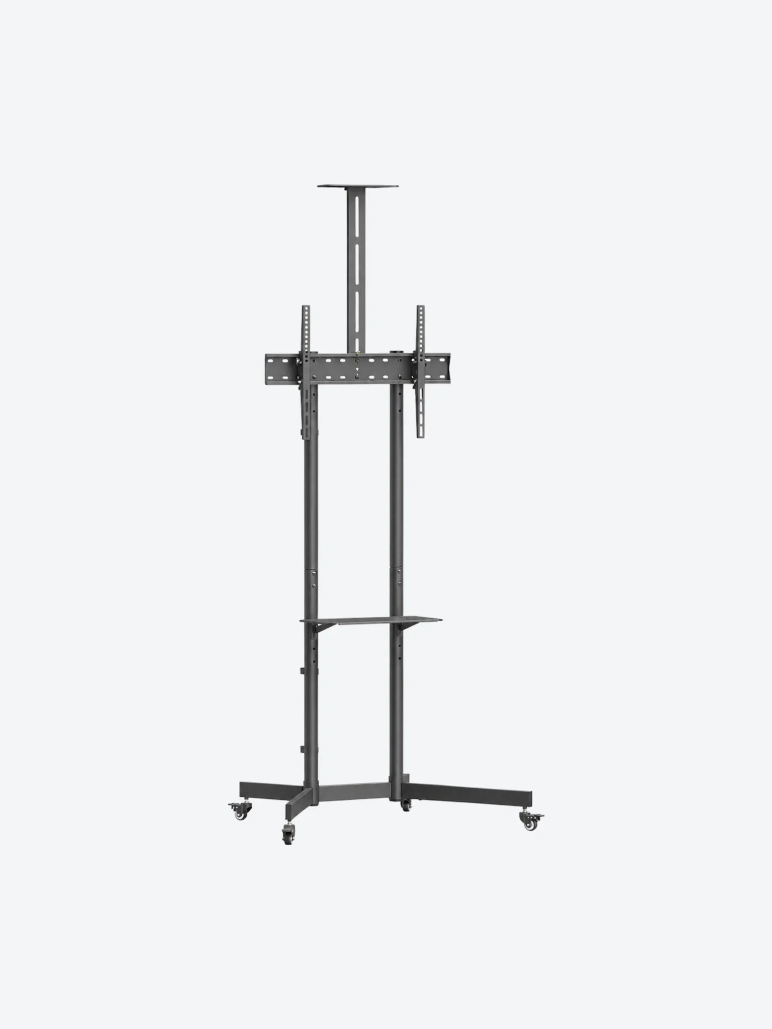 SOPORTE MOVIL ARGOM PARA TV 37" A 70" CON ESTANTES Y SOPORTE PARA CÁMARA