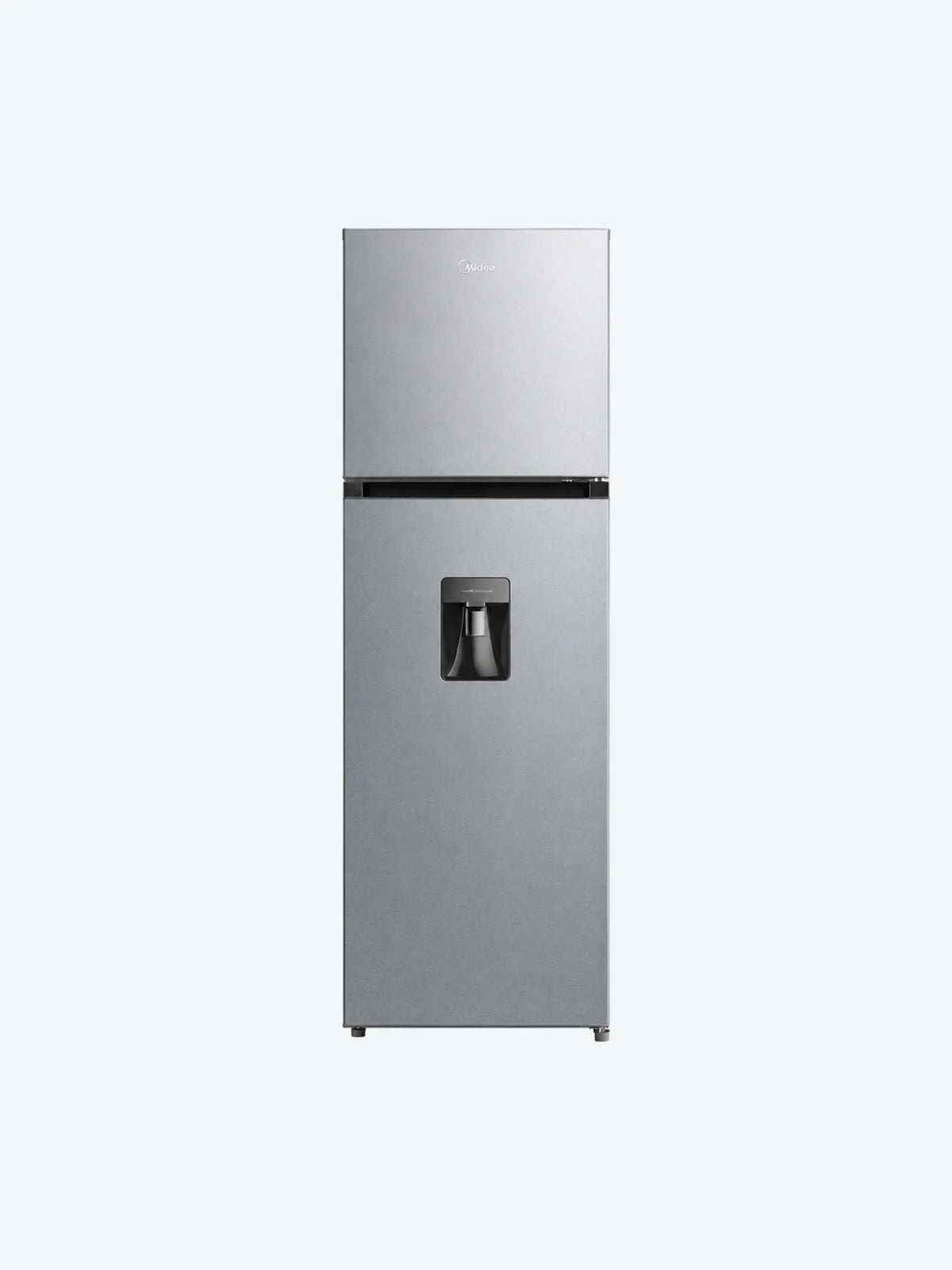 Refrigerador  Midea MDRT385MTM Automatico Top Mount Smart Sensor Lake Silver 10 Pies Cubicos con Dispensador de Agua Color Acero Bru-1