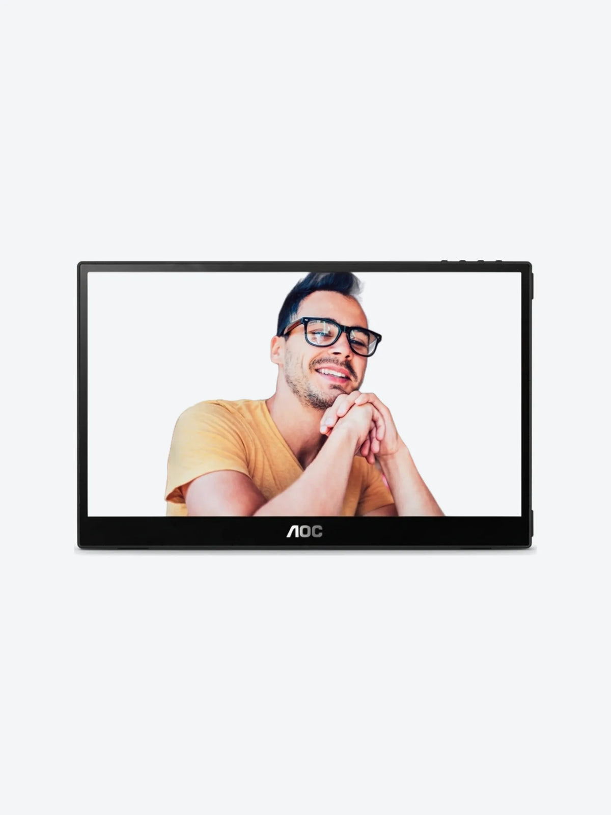 MONITOR PORTÁTIL 15.6Plg AOC 16T20 PLANO 1920 X 1080 FHD 60HZ IPS USB-C SIN ADAPTADOR INCLUIDO NEGRO-1