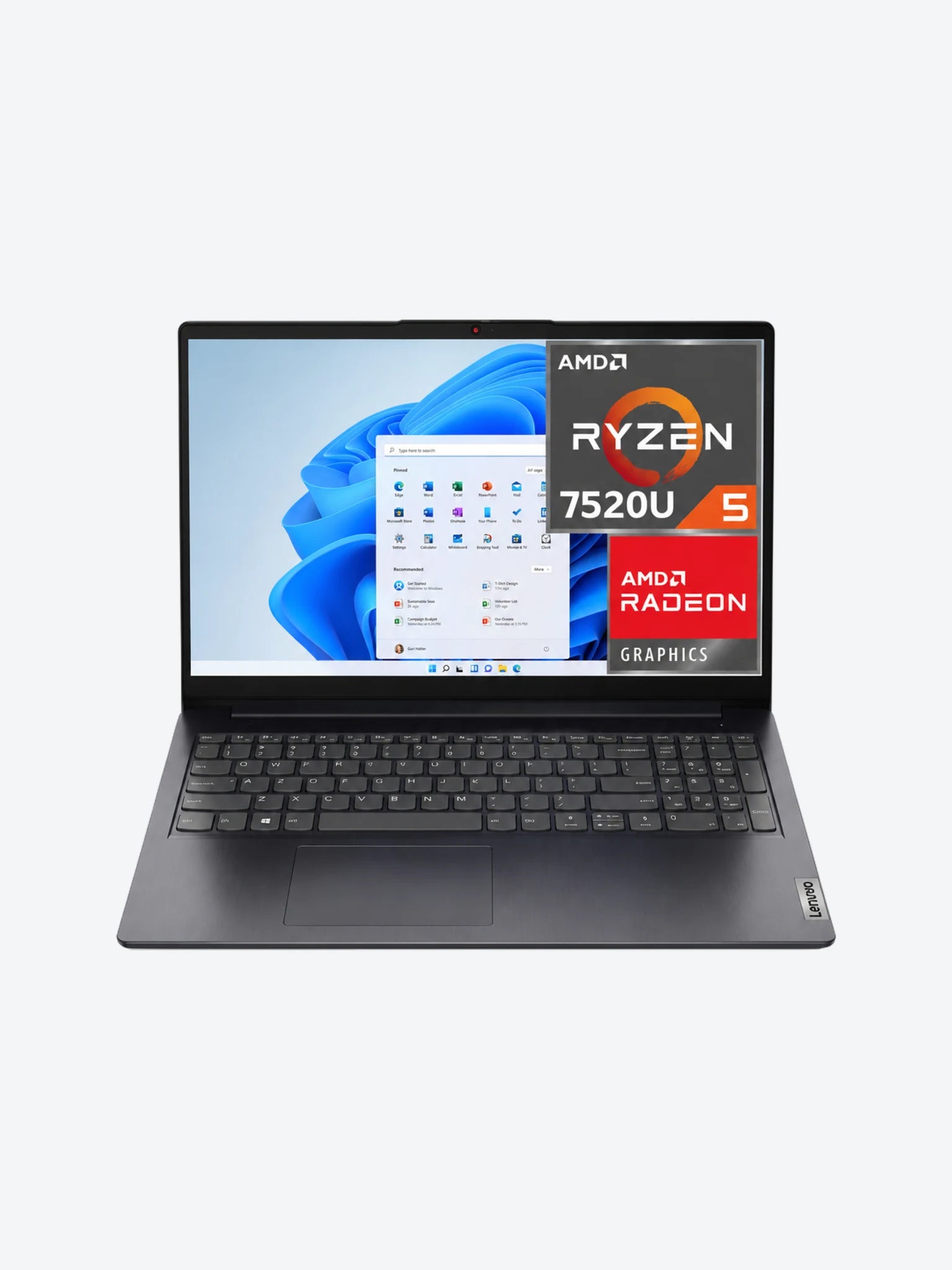 LAPTOP LENOVO IDEAPAD 1 15.Plg RYZEN 5-7520U 8GB 256GB WIN 11 INGLÉS 82VG00WXUS AZUL