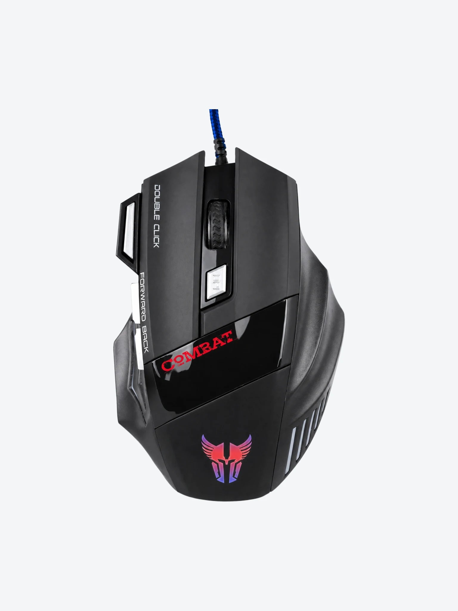 Mouse Gaming Argom ARG-MS-2042BK Compat MS42 luminacion Para Videojuegos y Cableado USB