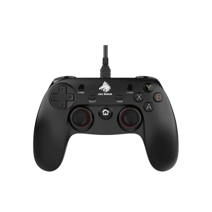 GAME PAD EAGLE WARRIOR EG-C1059T COMPATIBLE CON ANDROID / PC / PS3 Y XBOX ALAMBRICO USB CON XINPUT-2