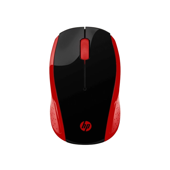 HP - Cordless Optical Mouse - Mouse - Wireless - Devil red - 200 Emprs-2