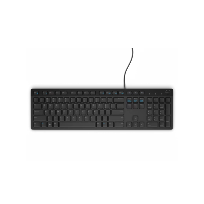 Dell - KM300C - Keyboard and mouse set - Spanish - Wired - USB - Black-5