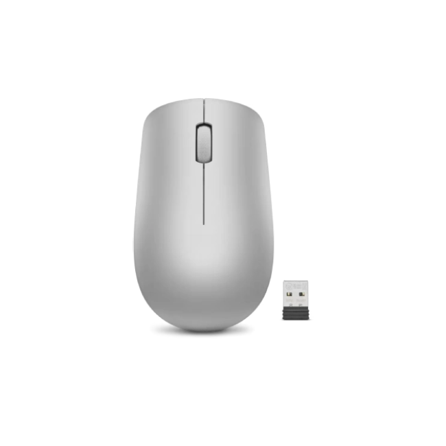 Lenovo - Mouse - Wireless - Platinum Grey-5