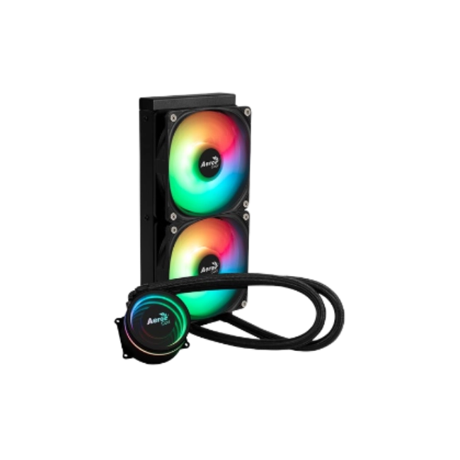 Enfriamiento Liquido RGB Aerocool Oasis L240 BK AIO 240mm ACLA-OA24117.11 Negro-1