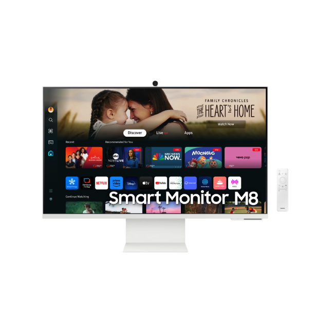 MONITOR SAMSUNG 32" FLAT SMART 4K M80D-2
