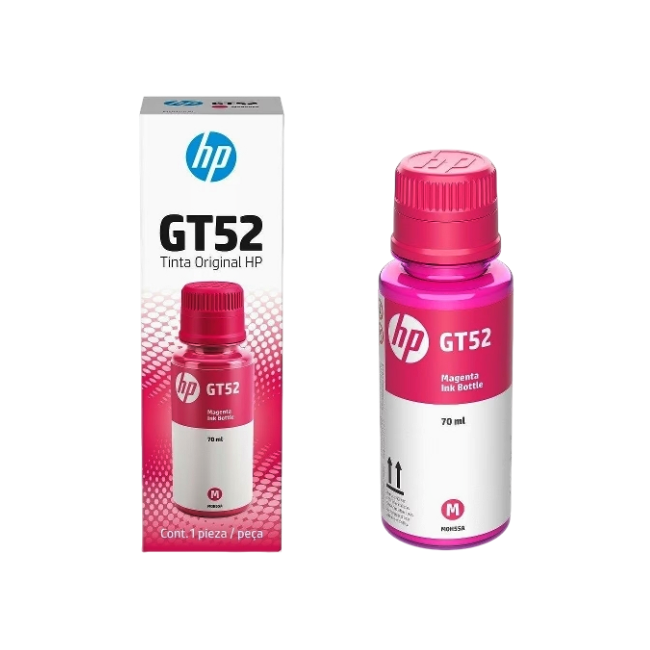 TINTA PARA IMPRESORA GT52 COLOR MAGENTA HP