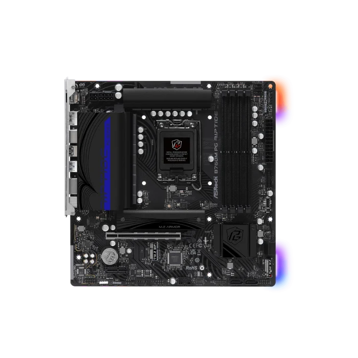 TARJETA MADRE ASROCK B760M PG RIPTIDE WIFI LGA1700 MICRO-ATX DDR5 MB-B760MPGRIPW-3