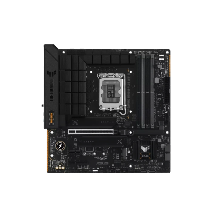 ASUS - TUF GMIG B760M-PLUS WIF II - Motherboard - Micro ATX - LGA1700 Socket - Intel B760 - para Core i9 / para Core i7 / para Core i5 / para Core i3 / para Celeron / para Pentium 4 - Intel HD Graphics