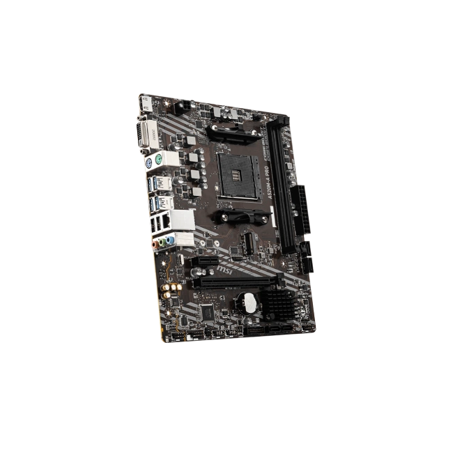 MSI - Motherboard - A520M PRO DDR4 2DIMM AM4  VGA--3