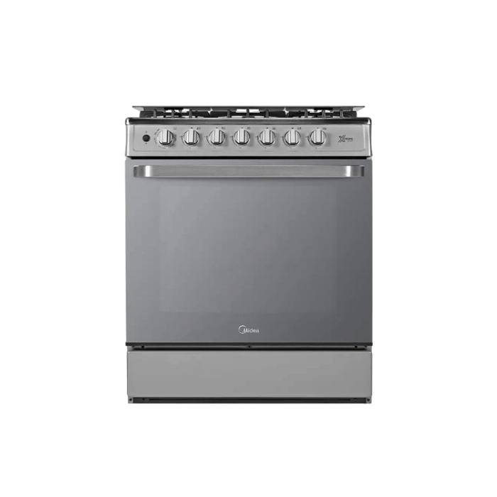 Estufa Midea MGS30FS1LIFSSF-CA A Ga 30" 6 Quemadores Acero Inox-1