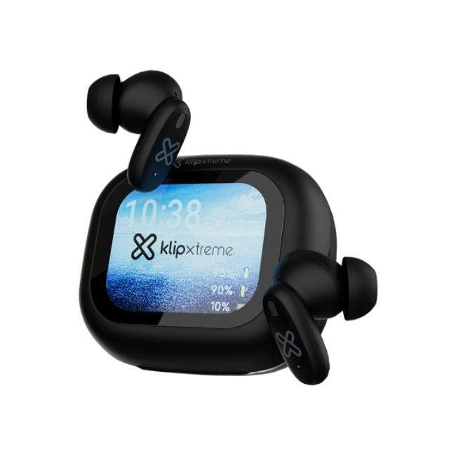 Klip Xtreme - True wireless earphones - Para Phone / Para Portable electronics / Para Tablet - Wireless - 26Hrs Hybdrid ANC Black-1