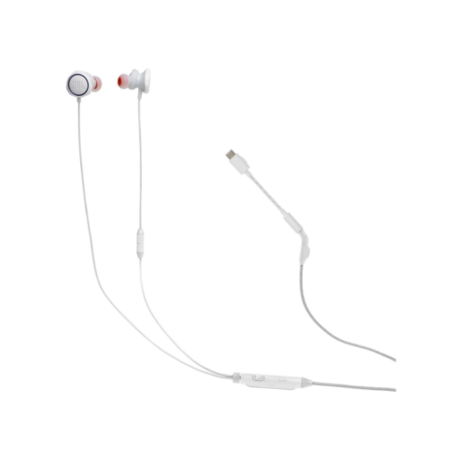 JBL - Headphones - Gaming Quantum 50 C White-5