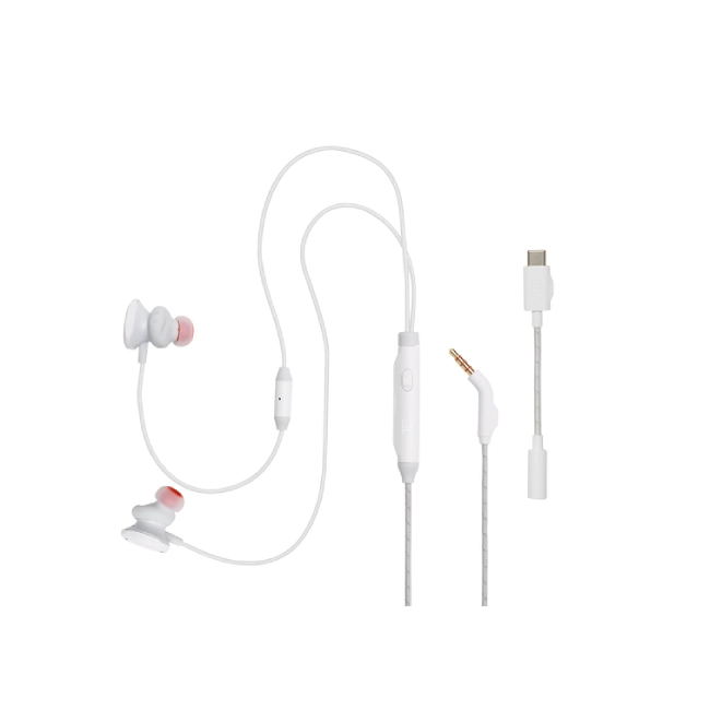 JBL - Headphones - Gaming Quantum 50 C White-4
