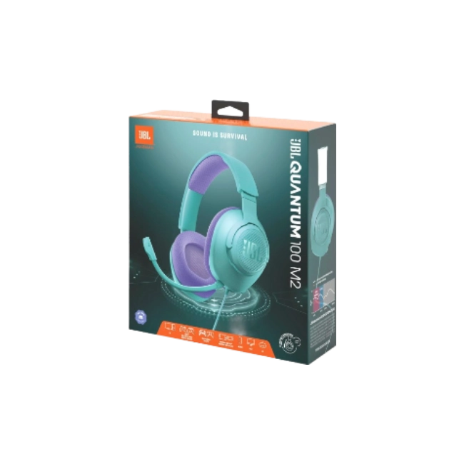 JBL Quantum - Headphones - Wireless - JBLQTUM100M2CYNAM-10