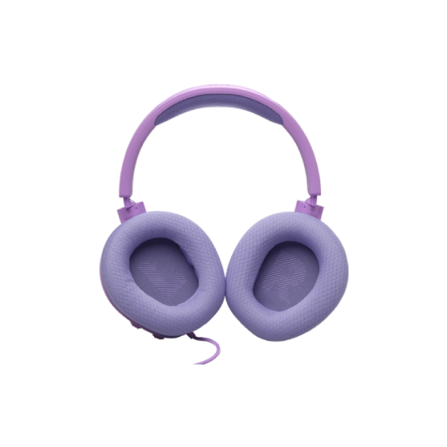 JBL Quantum 100M2 - Auriculares con diadema - Cableado - Púrpura- Respuesta de frecuencia 20 Hz - 20 kHz - Conector de 5.5mm -Tipo de micrófono Asta desmontable-7