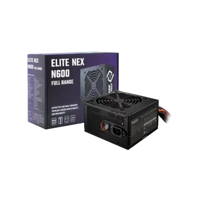 Fuente de Poder Cooler Master Elite Nex N600 600W No Modular ATX MPW-6001-ACAN-BUS Color Negro-3