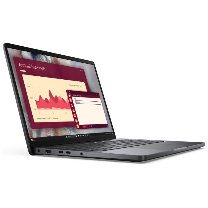 Dell Pro - Notebook - 14" - Intel Core Ultra 5 235U / 4.9 GHz - 16 GB - DDR5 SDRAM - 512 GB SSD - None - Integrated Intel Graphics - Windows 11 Pro - Silver - Spanish - 3-year warranty-2