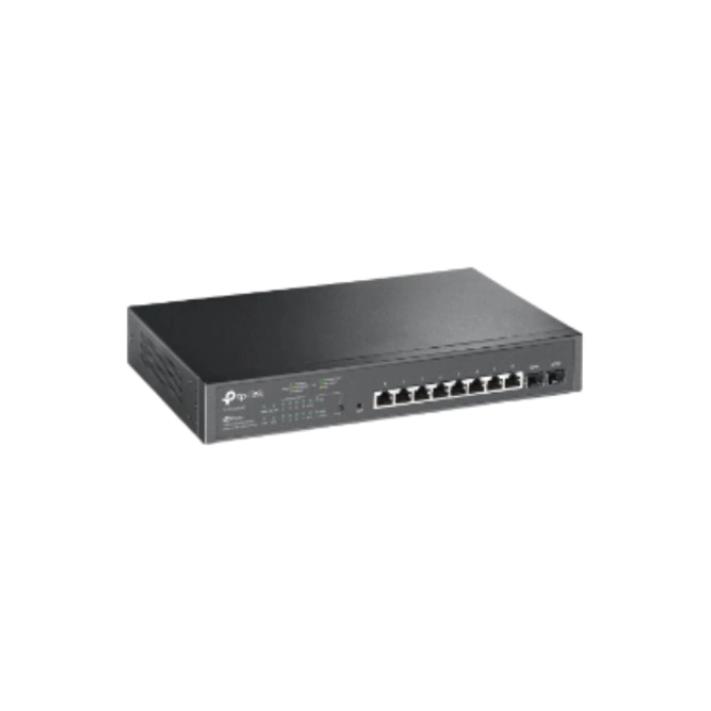 TP-Link JetStream TL-SG2210MP - Conmutador - inteligente - 8 x 10/100/1000 (PoE+) + 2 x SFP - montaje en rack - PoE+ (150 W)-5