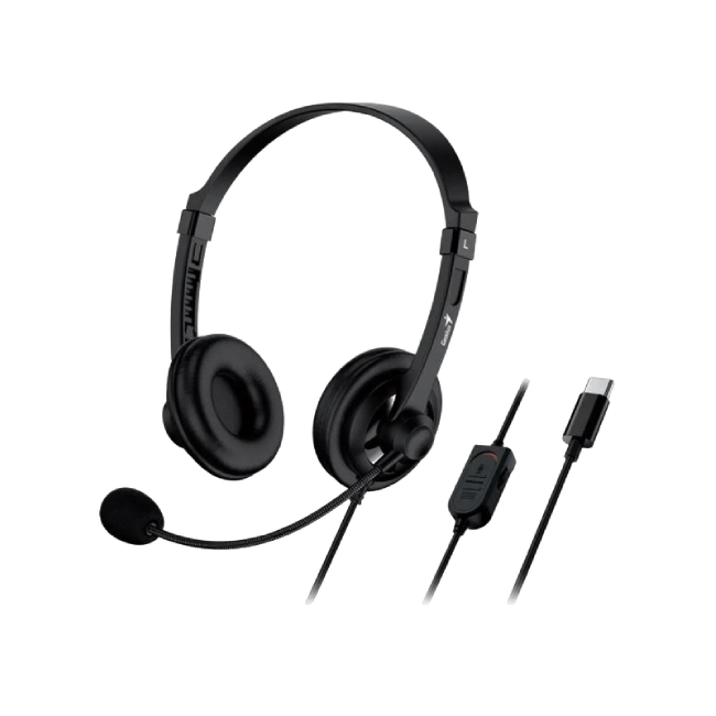 HEADSET GENIUS HS-230U ALÁMBRICO USB-C 2.4M 31710021405