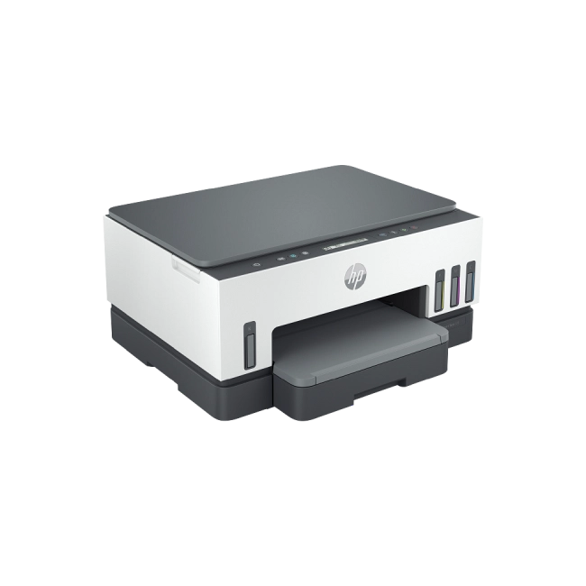 HP Smart Tank 720 All-in-One - Impresora multifunción - color - chorro de tinta - rellenable - Letter A (216 x 279 mm)/A4 (210 x 297 mm) (original) - A4/Legal (material) - hasta 13 ppm (copiando) - hasta 15 ppm (impresión) - 250 hojas - USB 2.0, Wi-Fi(ac)